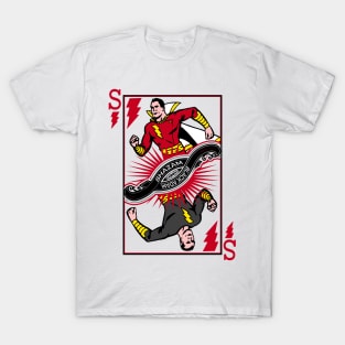 SHAZAM BLACK ADAM - Playing card T-Shirt